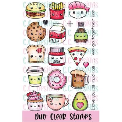 C.C. Designs Clear Stamps - Duos